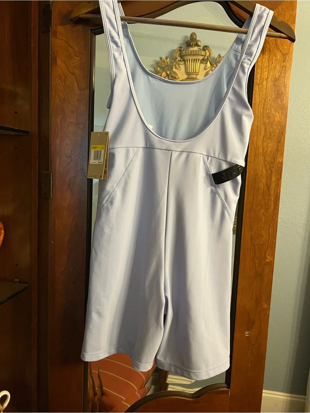 Nike Light Lavender Athletic Tank Romper